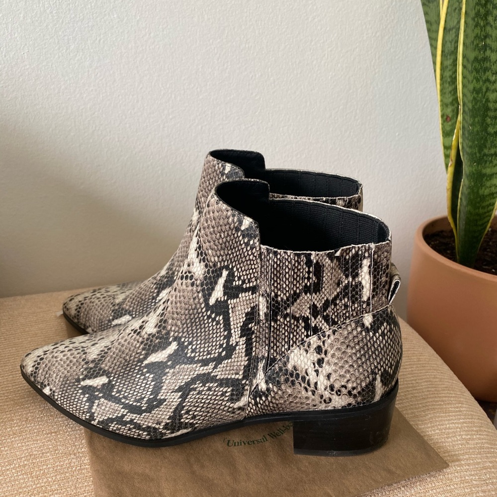 Halogen Snake Print Boots